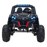 JOKO Elektrické autíčko Buggy UTV-MX 2000N 4x75W s LED Svetlom nad Sedadlom, Dvojmiestne kožené sedadlo, penové kolesá, nosnosť