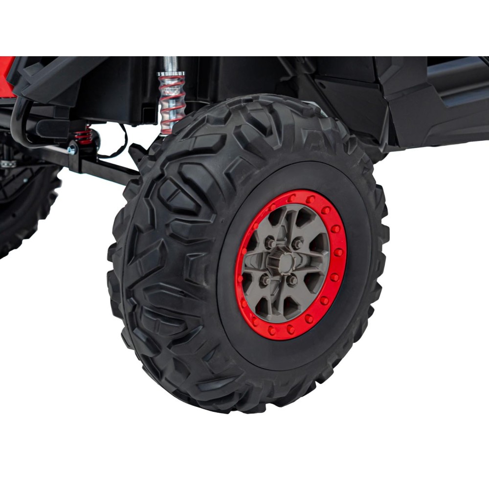 JOKO Elektrické autíčko Buggy UTV-MX 2000N 4x75W s LED Svetlom nad Sedadlom, Dvojmiestne kožené sedadlo, penové kolesá, nosnosť