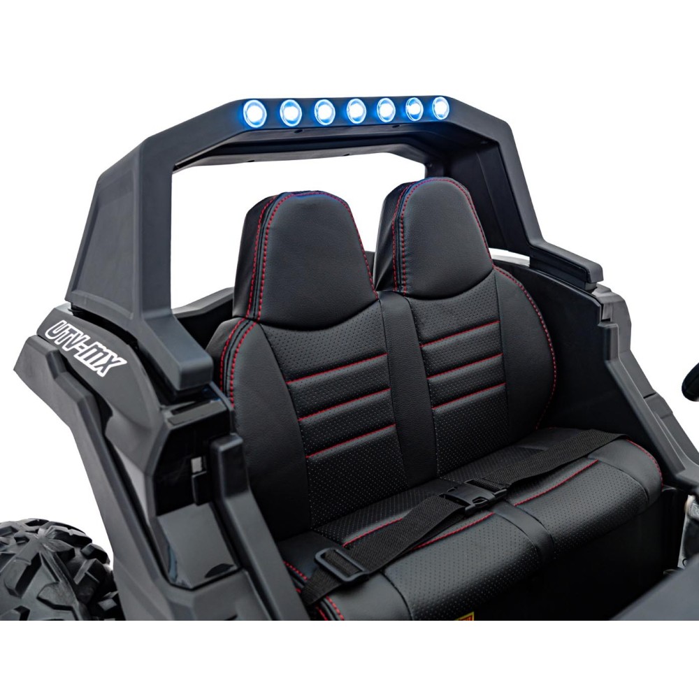 JOKO Elektrické autíčko Buggy UTV-MX 2000N 4x75W s LED Svetlom nad Sedadlom, Dvojmiestne kožené sedadlo, penové kolesá, nosnosť