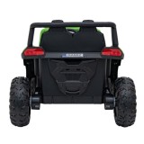 JOKO Elektrické autíčko BUGGY UTV 4x4 2000M, penové kolesá, kožené sedadlo, zelené