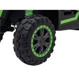 JOKO Elektrické autíčko BUGGY UTV 4x4 2000M, penové kolesá, kožené sedadlo, zelené