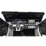JOKO Veľké Elektrické Autíčko Mercedes Benz G63 AMG XXL STRONG 2x280W, 2x24V, Dvojmiestne kožené sedadlo, penové kolesá, biele