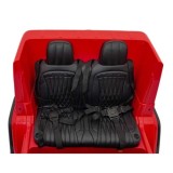 JOKO Veľké Elektrické Autíčko Mercedes Benz G63 AMG XXL STRONG 2x280W, 2x24V, Dvojmiestne kožené sedadlo, penové kolesá, červené