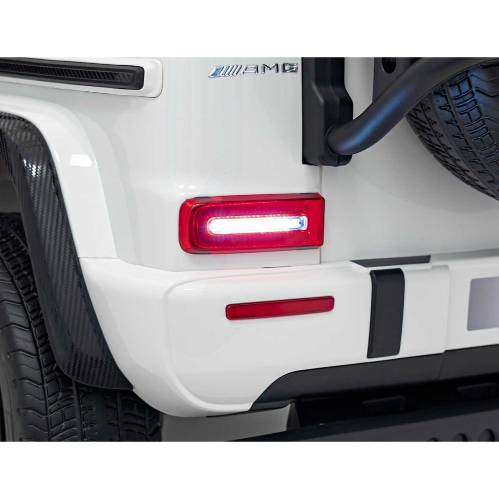 JOKO Veľké Elektrické Autíčko Mercedes Benz G63 AMG XXL STRONG 2x280W, 2x24V, Dvojmiestne kožené sedadlo, Vyberateľný MP4 panel,