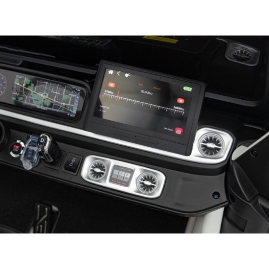 JOKO Veľké Elektrické Autíčko Mercedes Benz G63 AMG XXL STRONG 2x280W, 2x24V, Dvojmiestne kožené sedadlo, Vyberateľný MP4 panel,