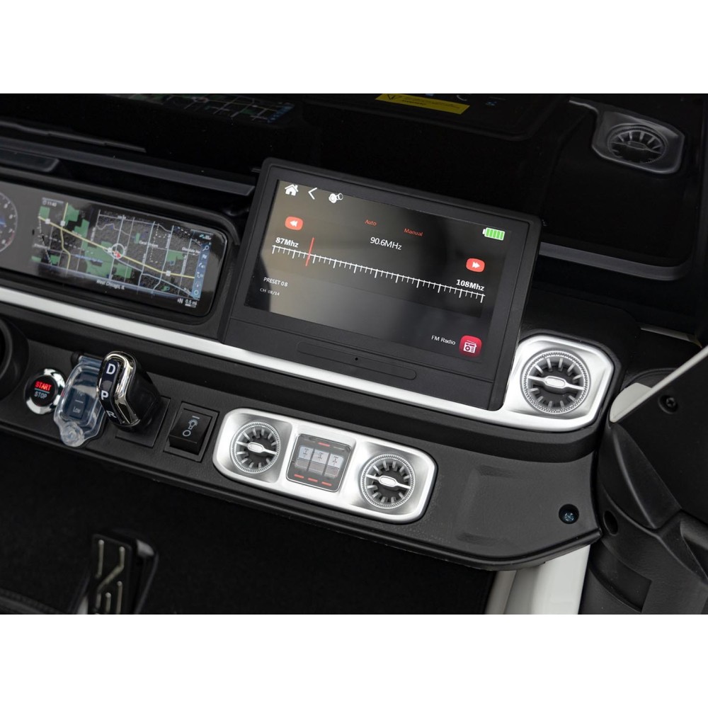 JOKO Veľké Elektrické Autíčko Mercedes Benz G63 AMG XXL STRONG 2x280W, 2x24V, Dvojmiestne kožené sedadlo, Vyberateľný MP4 panel,