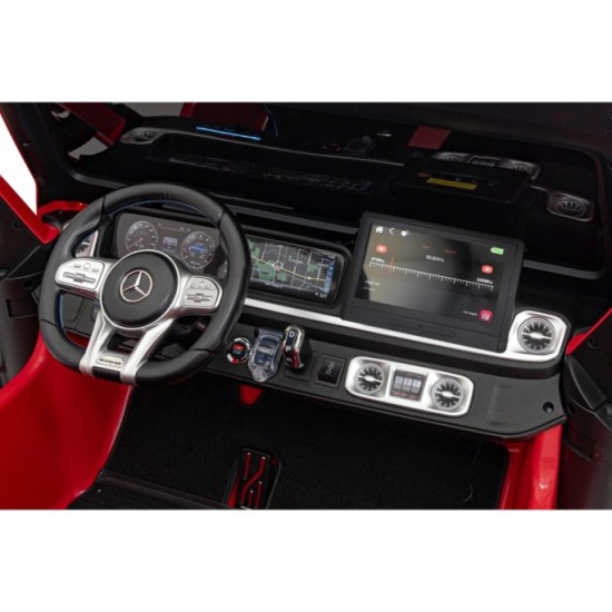 JOKO Veľké Elektrické Autíčko Mercedes Benz G63 AMG XXL STRONG 2x280W, 2x24V, Dvojmiestne kožené sedadlo, Vyberateľný MP4 panel,