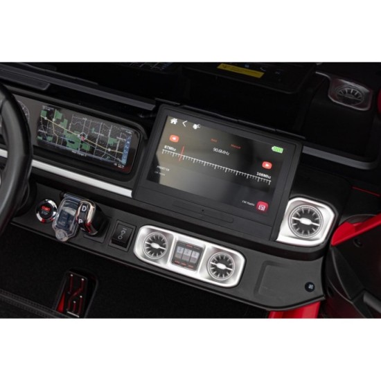 JOKO Veľké Elektrické Autíčko Mercedes Benz G63 AMG XXL STRONG 2x280W, 2x24V, Dvojmiestne kožené sedadlo, Vyberateľný MP4 panel,