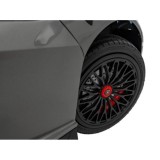 JOKO Veľké Elektrické Autíčko Lamborghini Aventador SV, kožené sedadlo, penové kolesá, nosnosť 100kg, 2x200W, 24V, sivé
