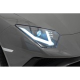 JOKO Veľké Elektrické Autíčko Lamborghini Aventador SV, kožené sedadlo, penové kolesá, nosnosť 100kg, 2x200W, 24V, sivé