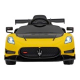 JOKO Elektrické Autíčko Maserati MC20 GT2 4x4, penové kolesá, kožené sedadlo, Rádio, žlté