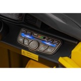 JOKO Elektrické Autíčko Maserati MC20 GT2 4x4, penové kolesá, kožené sedadlo, Rádio, žlté