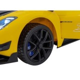 JOKO Elektrické Autíčko Maserati MC20 GT2 4x4, penové kolesá, kožené sedadlo, Rádio, žlté