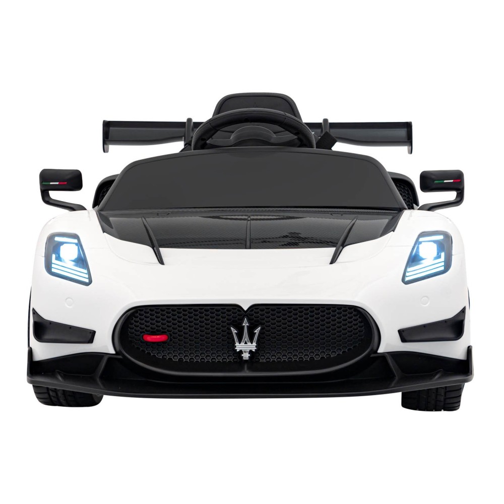 JOKO Elektrické Autíčko Maserati MC20 GT2 4x4, penové kolesá, kožené sedadlo, Rádio, biele
