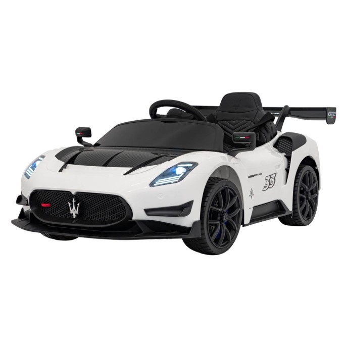 JOKO Elektrické Autíčko Maserati MC20 GT2 4x4, penové kolesá, kožené sedadlo, Rádio, biele