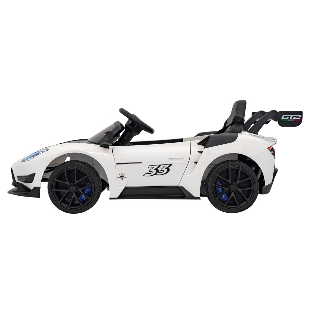 JOKO Elektrické Autíčko Maserati MC20 GT2 4x4, penové kolesá, kožené sedadlo, Rádio, biele