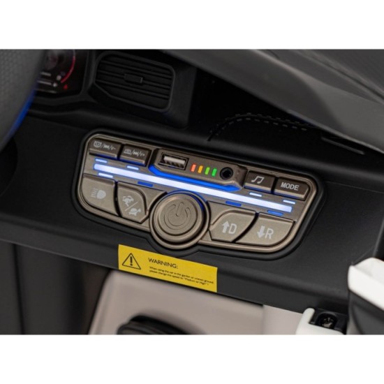 JOKO Elektrické Autíčko Maserati MC20 GT2 4x4, penové kolesá, kožené sedadlo, Rádio, biele