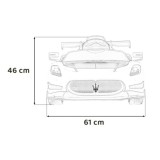JOKO Elektrické Autíčko Maserati MC20 GT2 4x4, penové kolesá, kožené sedadlo, Rádio, biele
