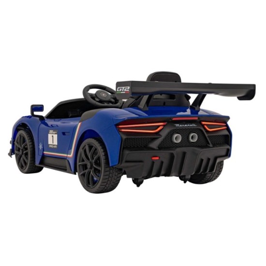 JOKO Elektrické Autíčko Maserati MC20 GT2 4x4, penové kolesá, kožené sedadlo, Rádio, modré