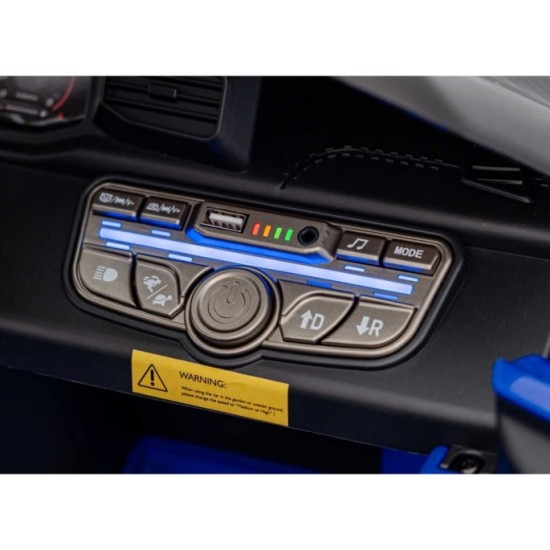 JOKO Elektrické Autíčko Maserati MC20 GT2 4x4, penové kolesá, kožené sedadlo, Rádio, modré