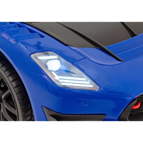 JOKO Elektrické Autíčko Maserati MC20 GT2 4x4, penové kolesá, kožené sedadlo, Rádio, modré