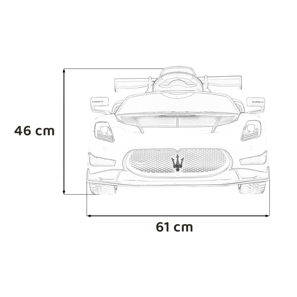 JOKO Elektrické Autíčko Maserati MC20 GT2 4x4, penové kolesá, kožené sedadlo, Rádio, modré