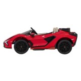 JOKO Elektrické Autíčko Lamborghini SIAN 4x4 400W 24V, Dvojmiestne Kožené sedadlo + Sedadlo pre RODIČA, penové kolesá, nosnosť 5