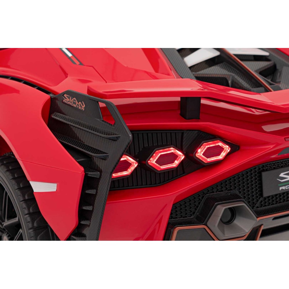 JOKO Elektrické Autíčko Lamborghini SIAN 4x4 400W 24V, Dvojmiestne Kožené sedadlo + Sedadlo pre RODIČA, penové kolesá, nosnosť 5