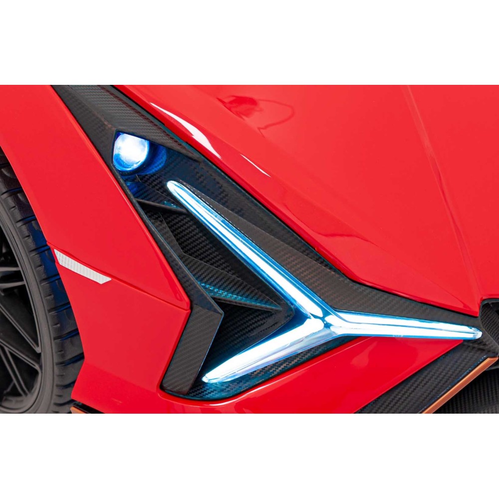 JOKO Elektrické Autíčko Lamborghini SIAN 4x4 400W 24V, Dvojmiestne Kožené sedadlo + Sedadlo pre RODIČA, penové kolesá, nosnosť 5