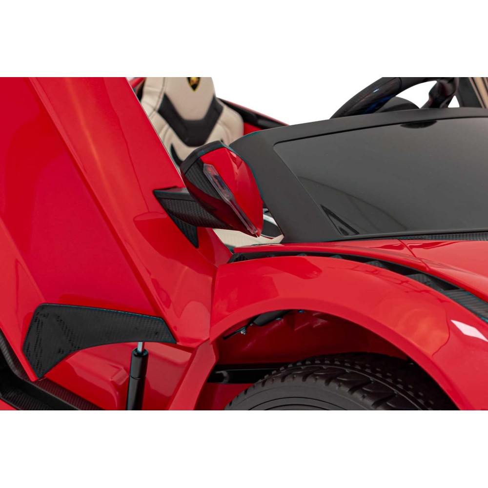 JOKO Elektrické Autíčko Lamborghini SIAN 4x4 400W 24V, Dvojmiestne Kožené sedadlo + Sedadlo pre RODIČA, penové kolesá, nosnosť 5