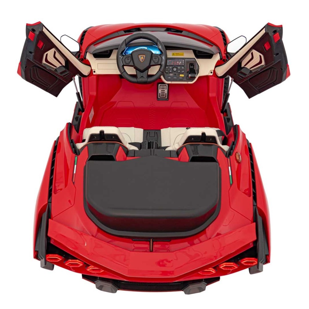 JOKO Elektrické Autíčko Lamborghini SIAN 4x4 400W 24V, Dvojmiestne Kožené sedadlo + Sedadlo pre RODIČA, penové kolesá, nosnosť 5
