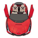 JOKO Elektrické Autíčko Lamborghini SIAN 4x4 400W 24V, Dvojmiestne Kožené sedadlo + Sedadlo pre RODIČA, penové kolesá, nosnosť 5