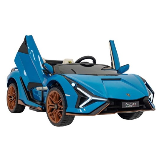 JOKO Elektrické Autíčko Lamborghini SIAN 4x4 400W 24V, Dvojmiestne Kožené sedadlo + Sedadlo pre RODIČA, penové kolesá, nosnosť 5
