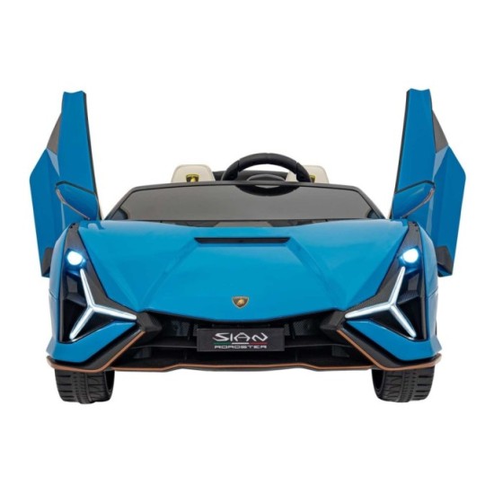 JOKO Elektrické Autíčko Lamborghini SIAN 4x4 400W 24V, Dvojmiestne Kožené sedadlo + Sedadlo pre RODIČA, penové kolesá, nosnosť 5