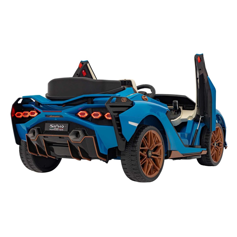JOKO Elektrické Autíčko Lamborghini SIAN 4x4 400W 24V, Dvojmiestne Kožené sedadlo + Sedadlo pre RODIČA, penové kolesá, nosnosť 5