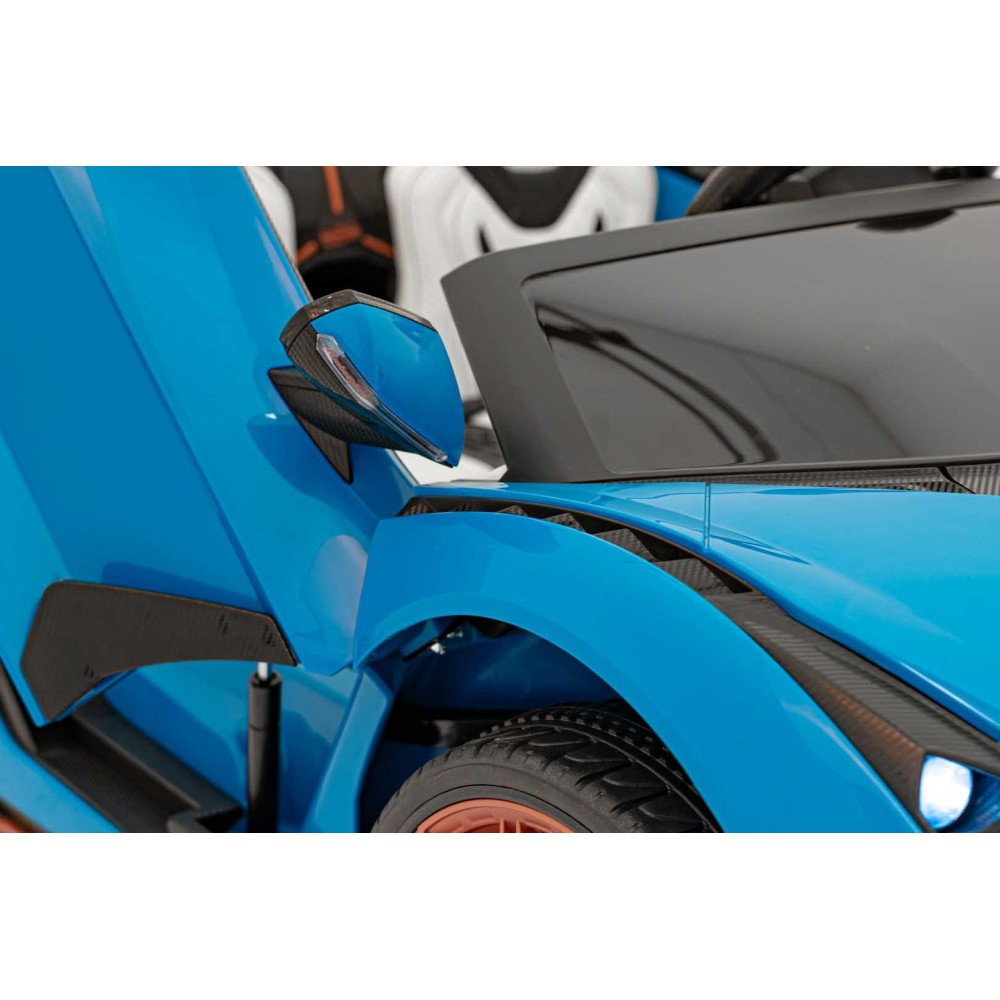 JOKO Elektrické Autíčko Lamborghini SIAN 4x4 400W 24V, Dvojmiestne Kožené sedadlo + Sedadlo pre RODIČA, penové kolesá, nosnosť 5