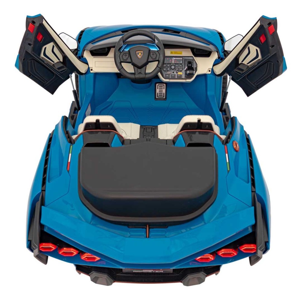 JOKO Elektrické Autíčko Lamborghini SIAN 4x4 400W 24V, Dvojmiestne Kožené sedadlo + Sedadlo pre RODIČA, penové kolesá, nosnosť 5