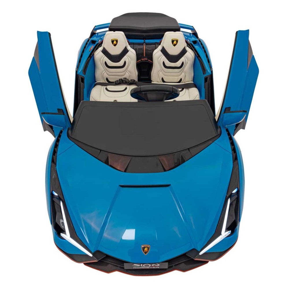 JOKO Elektrické Autíčko Lamborghini SIAN 4x4 400W 24V, Dvojmiestne Kožené sedadlo + Sedadlo pre RODIČA, penové kolesá, nosnosť 5