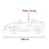 JOKO Elektrické Autíčko Lamborghini SIAN 4x4 400W 24V, Dvojmiestne Kožené sedadlo + Sedadlo pre RODIČA, penové kolesá, nosnosť 5