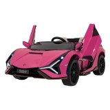 JOKO Elektrické Autíčko Lamborghini SIAN 4x4 400W 24V, Dvojmiestne Kožené sedadlo + Sedadlo pre RODIČA, penové kolesá, nosnosť 5