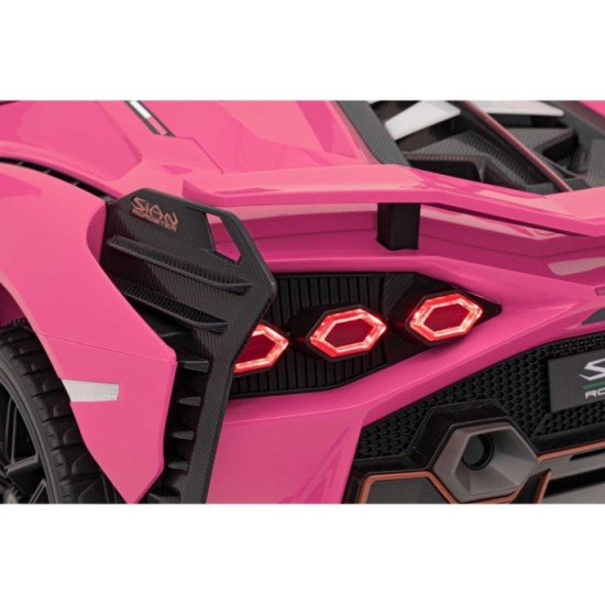 JOKO Elektrické Autíčko Lamborghini SIAN 4x4 400W 24V, Dvojmiestne Kožené sedadlo + Sedadlo pre RODIČA, penové kolesá, nosnosť 5