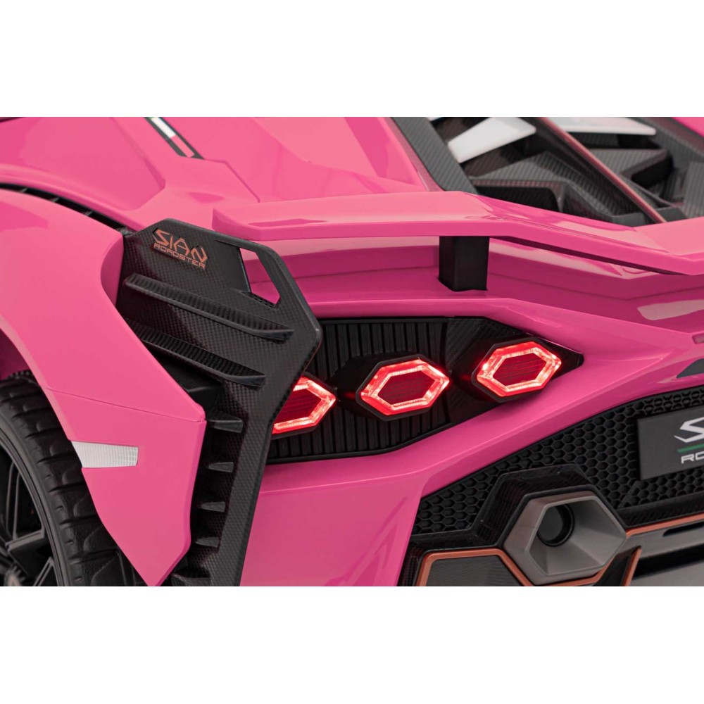 JOKO Elektrické Autíčko Lamborghini SIAN 4x4 400W 24V, Dvojmiestne Kožené sedadlo + Sedadlo pre RODIČA, penové kolesá, nosnosť 5
