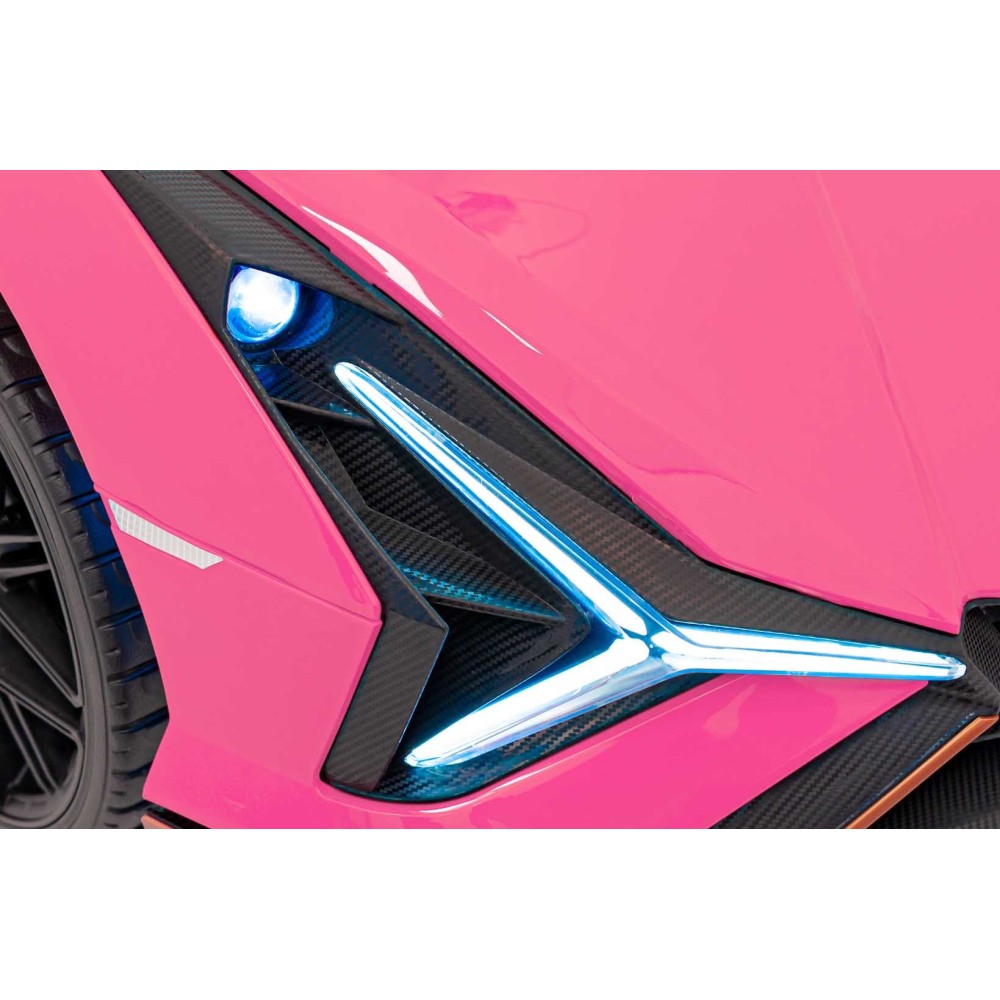 JOKO Elektrické Autíčko Lamborghini SIAN 4x4 400W 24V, Dvojmiestne Kožené sedadlo + Sedadlo pre RODIČA, penové kolesá, nosnosť 5
