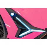 JOKO Elektrické Autíčko Lamborghini SIAN 4x4 400W 24V, Dvojmiestne Kožené sedadlo + Sedadlo pre RODIČA, penové kolesá, nosnosť 5