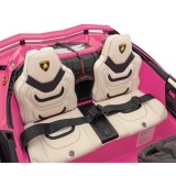JOKO Elektrické Autíčko Lamborghini SIAN 4x4 400W 24V, Dvojmiestne Kožené sedadlo + Sedadlo pre RODIČA, penové kolesá, nosnosť 5