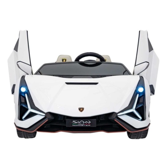 JOKO Elektrické Autíčko Lamborghini SIAN 4x4 400W 24V, Dvojmiestne Kožené sedadlo + Sedadlo pre RODIČA, penové kolesá, nosnosť 5