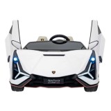 JOKO Elektrické Autíčko Lamborghini SIAN 4x4 400W 24V, Dvojmiestne Kožené sedadlo + Sedadlo pre RODIČA, penové kolesá, nosnosť 5
