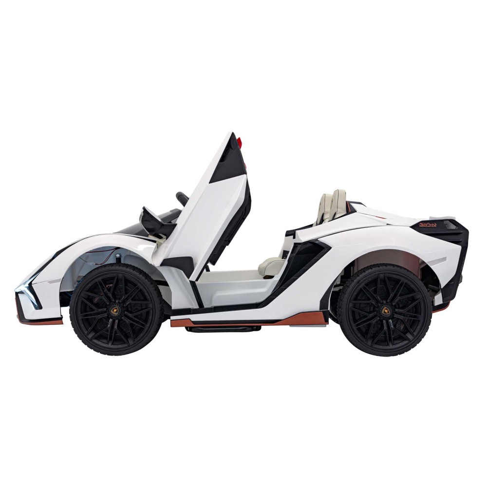 JOKO Elektrické Autíčko Lamborghini SIAN 4x4 400W 24V, Dvojmiestne Kožené sedadlo + Sedadlo pre RODIČA, penové kolesá, nosnosť 5