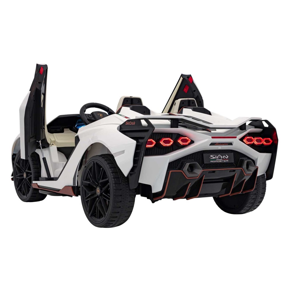 JOKO Elektrické Autíčko Lamborghini SIAN 4x4 400W 24V, Dvojmiestne Kožené sedadlo + Sedadlo pre RODIČA, penové kolesá, nosnosť 5