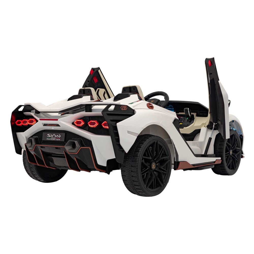 JOKO Elektrické Autíčko Lamborghini SIAN 4x4 400W 24V, Dvojmiestne Kožené sedadlo + Sedadlo pre RODIČA, penové kolesá, nosnosť 5